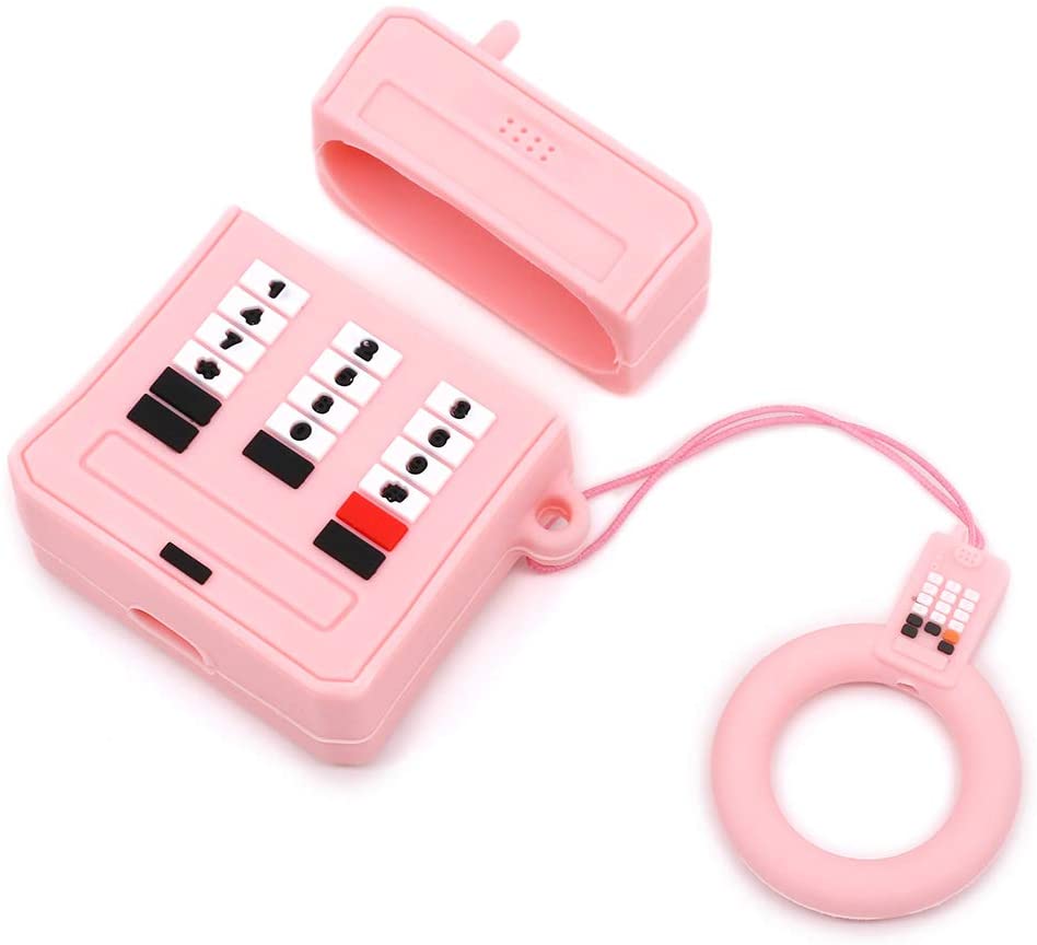 90'S Phone Skin Pink Airpods 1/2 - Bling Cases.com
