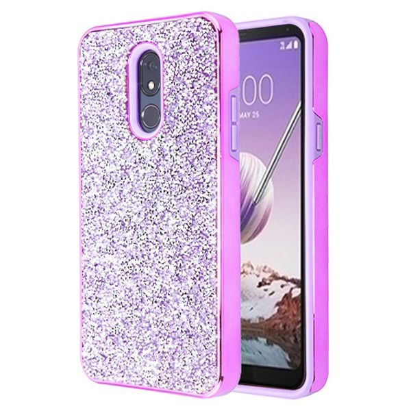 Hybrid Bling Purple Stylo 5 - Bling Cases.com