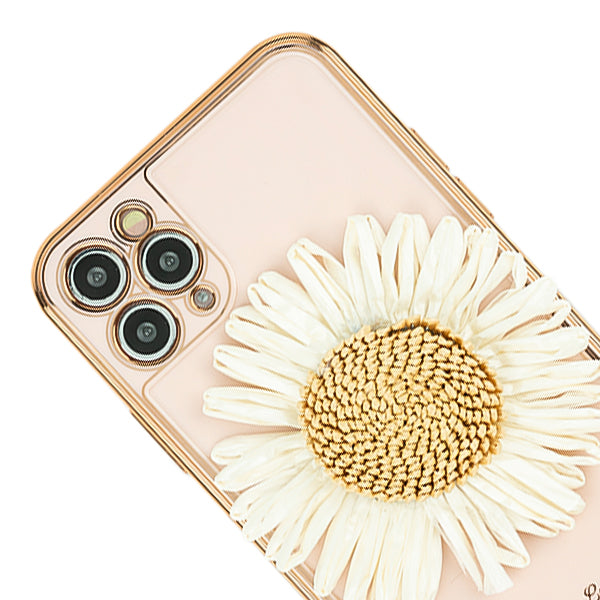 Free Air SunFlower 3d Case Light Pink Iphone 11 Pro Max