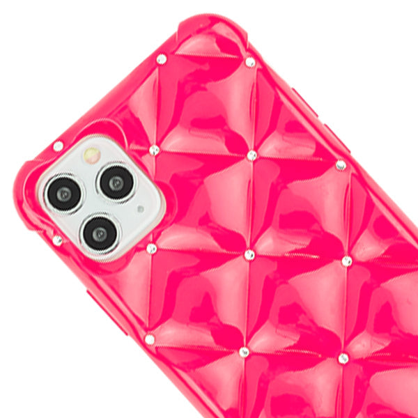 Plush Tpu Bling Skin Hot Pink Iphone 11 Pro