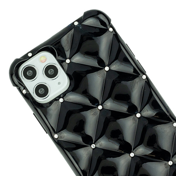 Plush Tpu Bling Skin Black Iphone 13 Pro Max