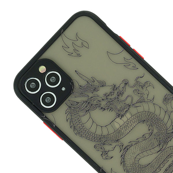 Dragon Clear Black Case Iphone 11 Pro Max