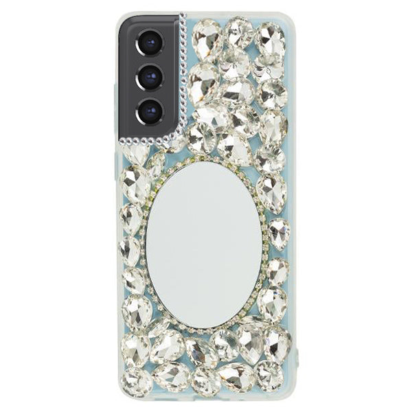 Handmade Mirror Silver Case Samsung S21 FE