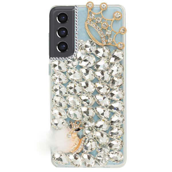 Handmade Bling Fox Case Samsung S21 FE