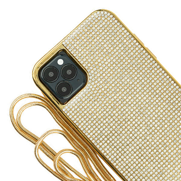 Bling Tpu Crossbody Gold Silver Case Iphone 11 Pro Max