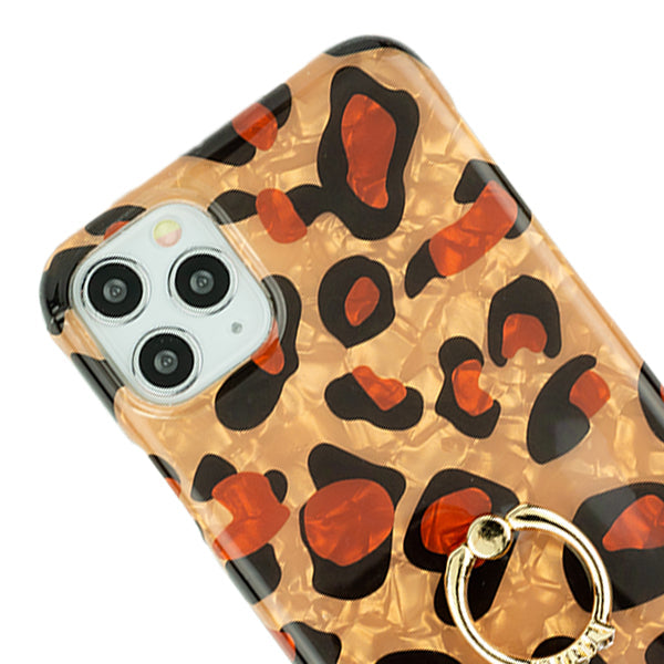 Leopard Brown Ring Tpu Skin Iphone 11 Pro
