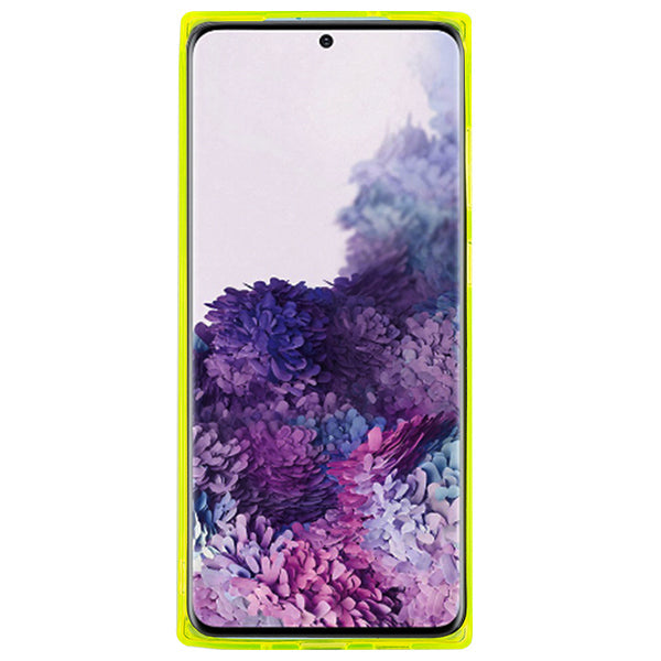 Square Box Skin Neon Green Samsung S20 Plus