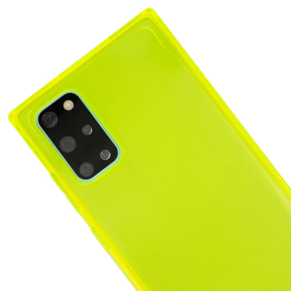 Square Box Skin Neon Green Samsung S20 Plus