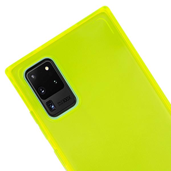 Square Box Skin Neon Green Samsung S20 Ultra