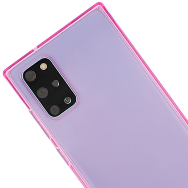 Square Box Pink Skin Samsung S20 Plus