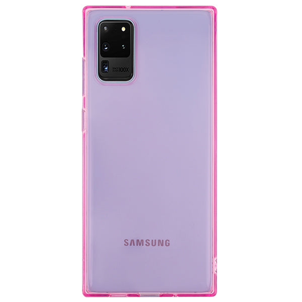 Square Box Pink Skin Samsung S20 Ultra