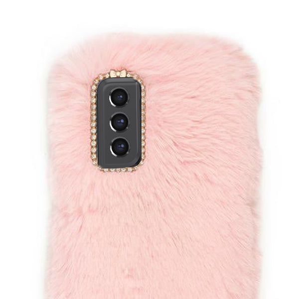 Fur Case Light Pink Samsung S21 FE