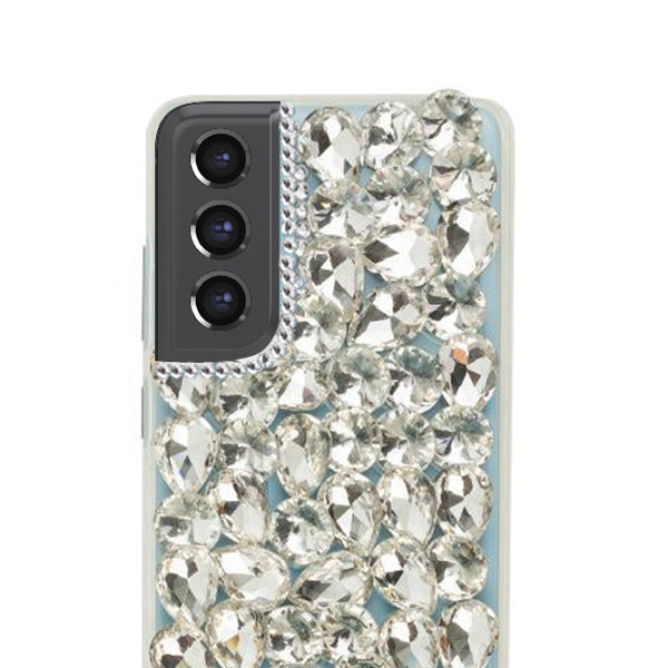 Handmade Bling Silver Case Samsung S21 FE