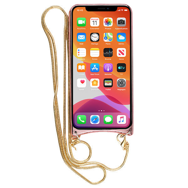 Bling Tpu Crossbody Rose Gold Silver Iphone 13 Pro