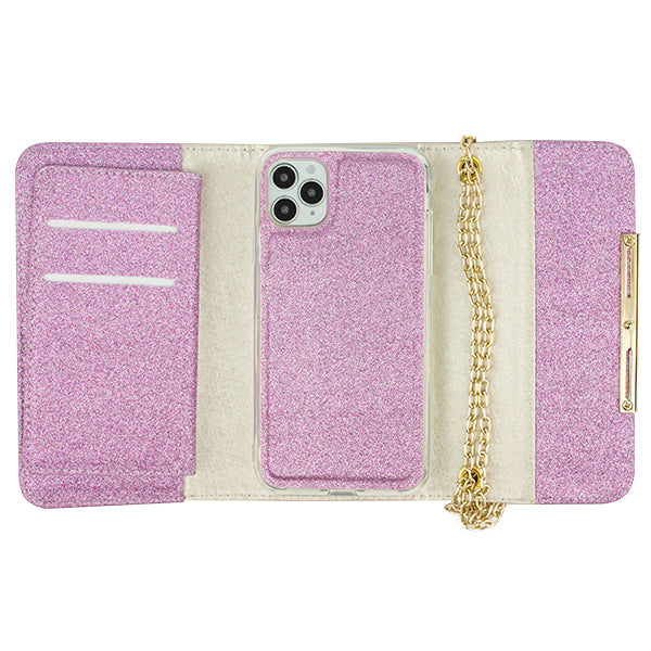 Glitter Detachable Purse Light Purple Iphone 11 Pro