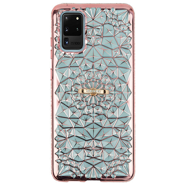 Abstract Ring Case Rose Gold Samsung S20 Ultra