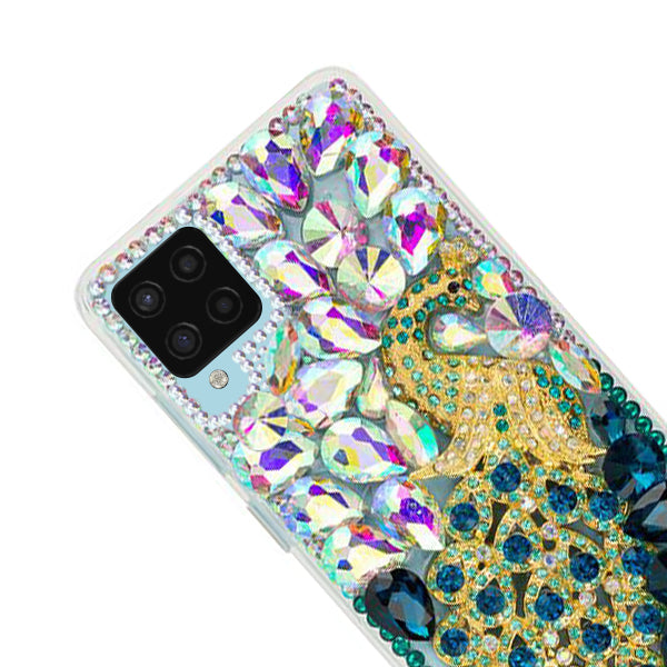 Handmade Peacock Bling Case Samsung A42 5G