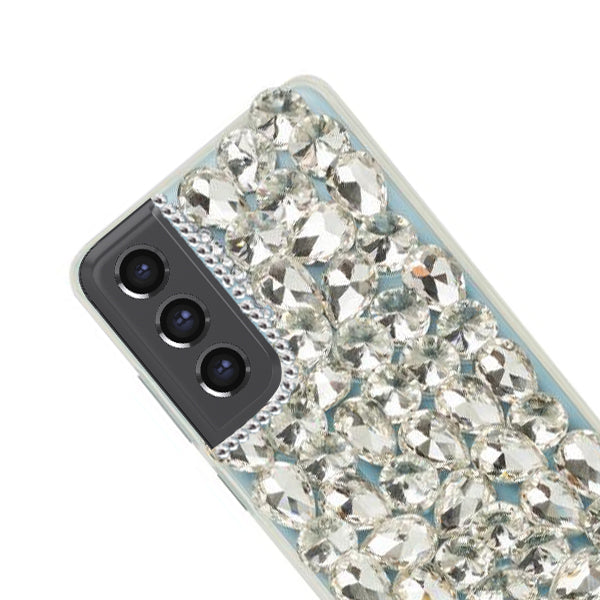 Handmade Bling Silver Case Samsung S21 FE