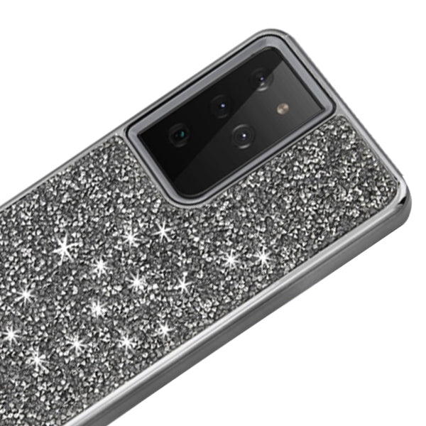 Hybrid Bling Case Grey Samsung S21 Ultra