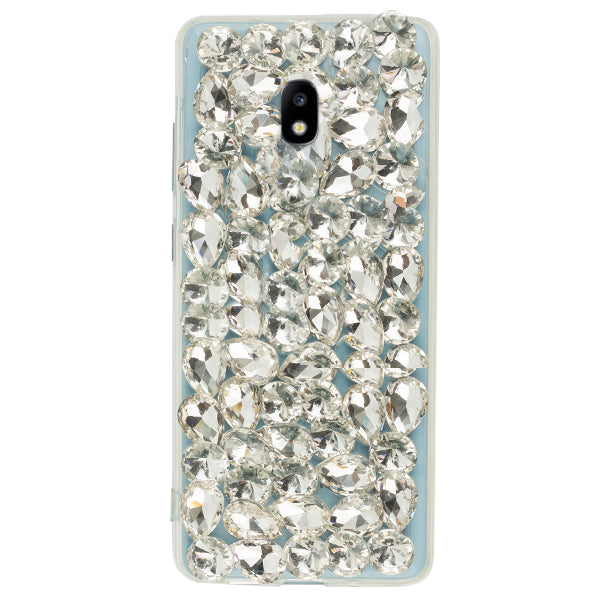 Handmade Bling Silver Case Samsung J7 2018