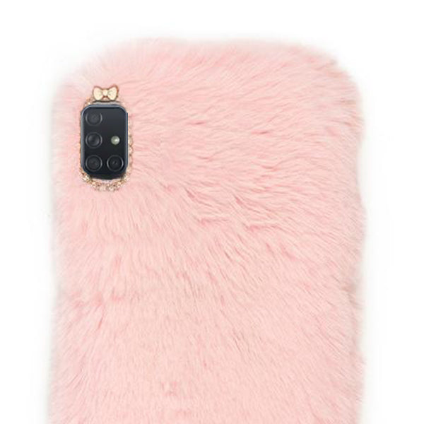 Fur Case Light Pink Samsung A71