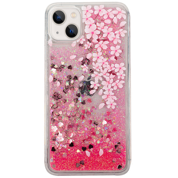 Orchid Flowers Liquid Case IPhone 13 Mini