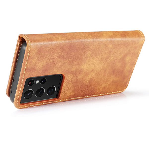 Detachable Ming Brown Wallet Samsung S21 Ultra