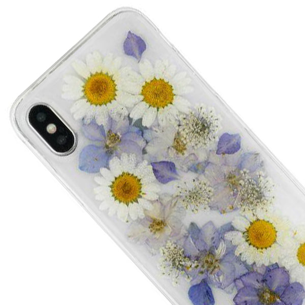 Real Flowers Purple Case Iphone XS MAX