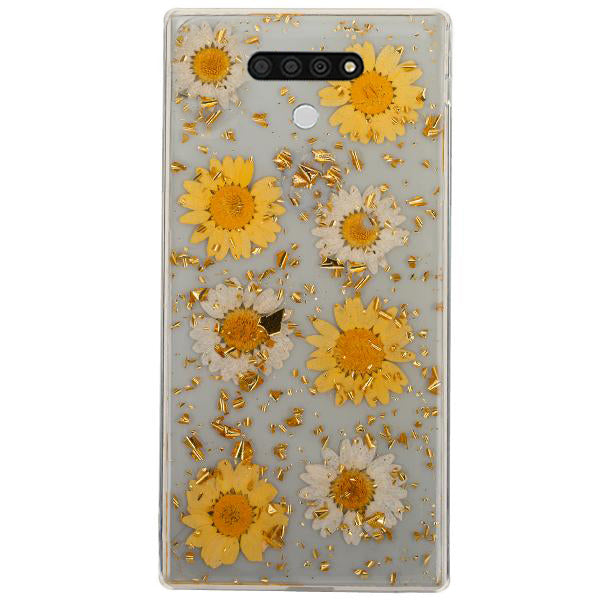 Real Flowers Yellow Flake LG Stylo 6