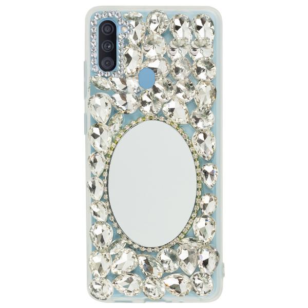 Handmade Bling Mirror Silver Case Samsung A11