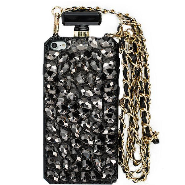 Handmade Bling Bottle Black Iphone 7/8 SE 2020