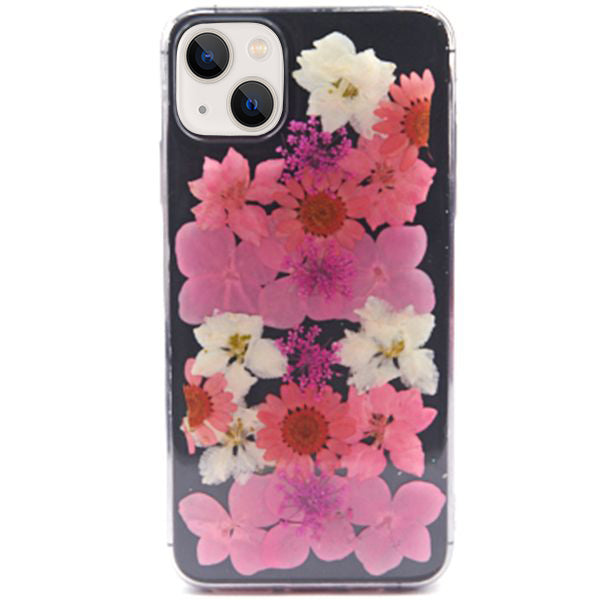 Real Flowers Pink Case IPhone 13