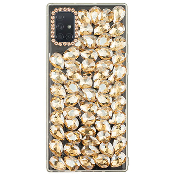 Handmade Bling Gold Case Samsung A71