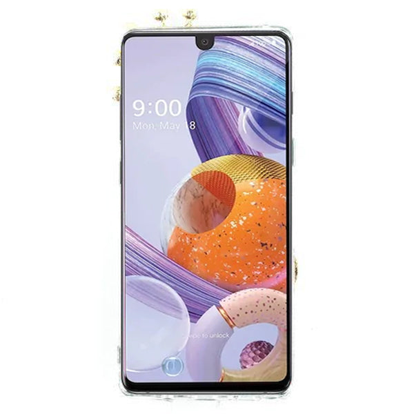 Handmade Bling Silver Fox Stones LG Stylo 6