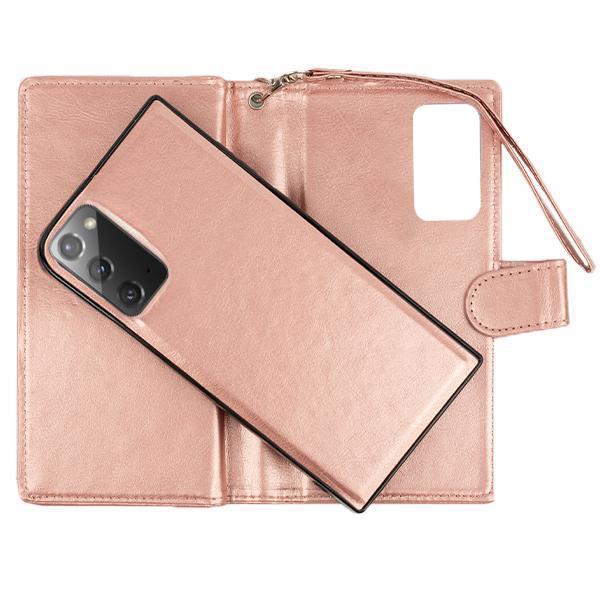 Detachable Wallet Rose Gold Note 20