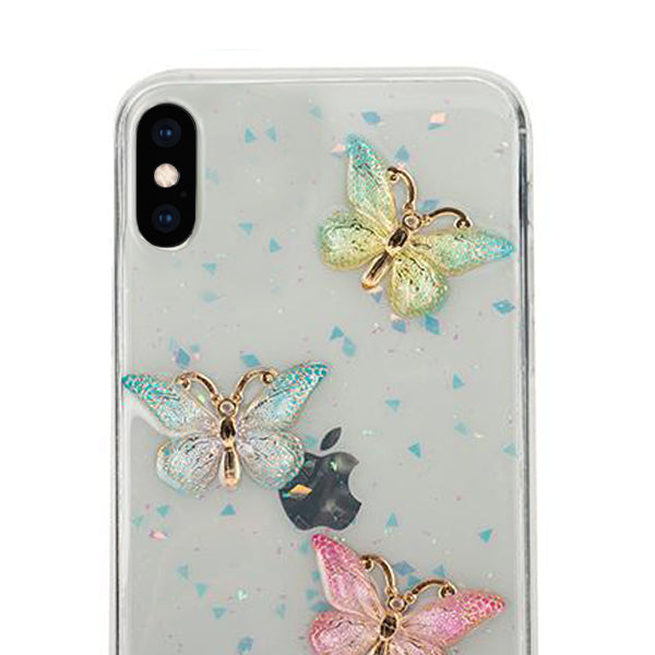 Butterflies 3D Pastel Case Iphone 10/X/XS