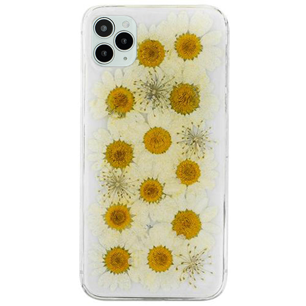 Real Flowers White Case Iphone 13 Pro