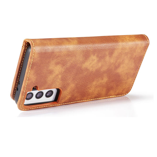 Detachable Ming Brown Wallet Samsung S21 Plus