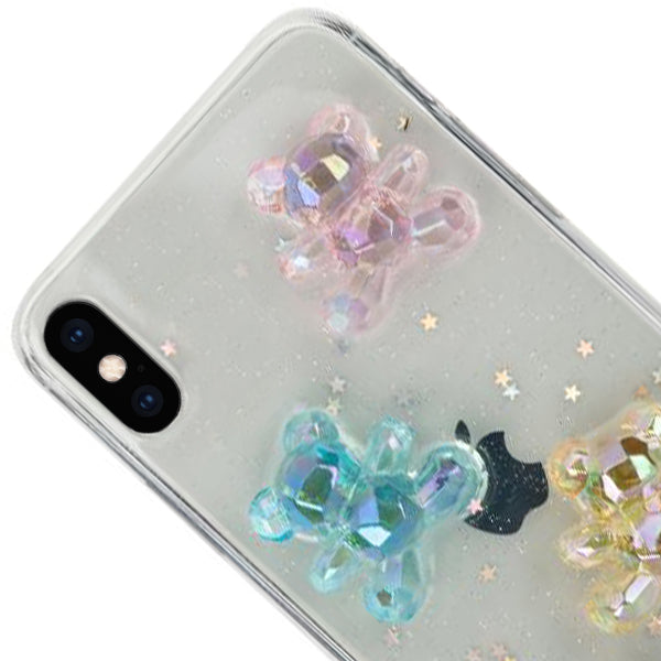 Crystal Teddy Bear 3D Case iphone 10/X/XS