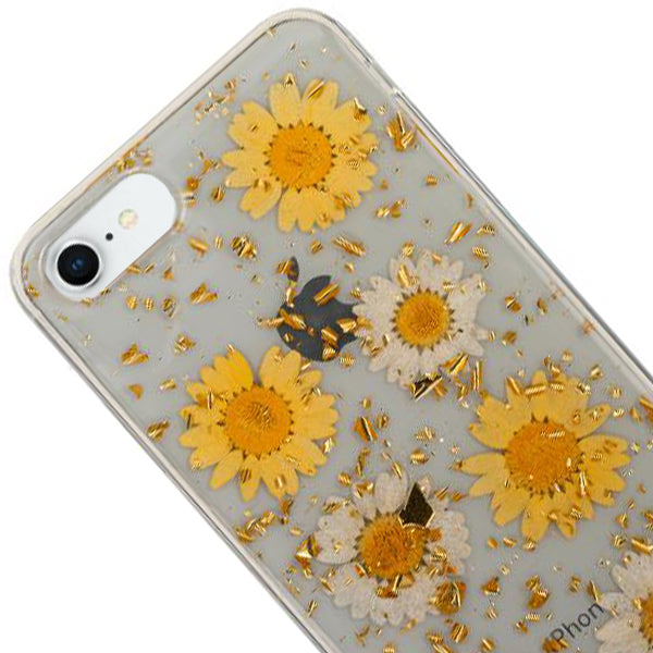 Real Flowers Yellow Flake Iphone 7/8 SE 2020