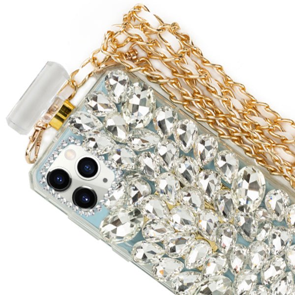 Handmade Bottle Bling Silver Case IPhone 12/12 Pro