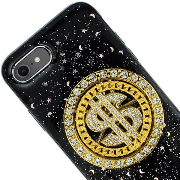 Spinning $ Black Case IPhone 7/8 SE 2020