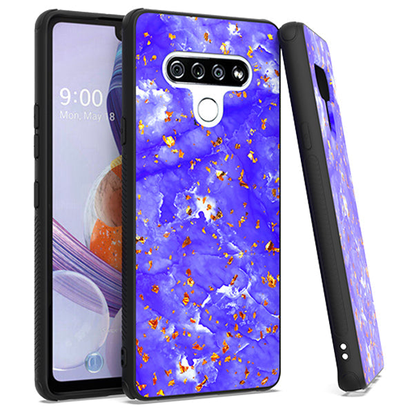 Marble Flake Purple Case LG Stylo 6