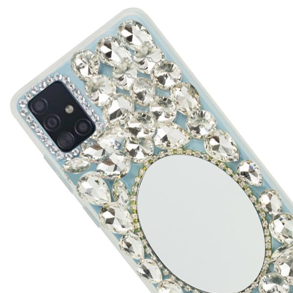 Handmade Bling Mirror Silver Case Samsung A51