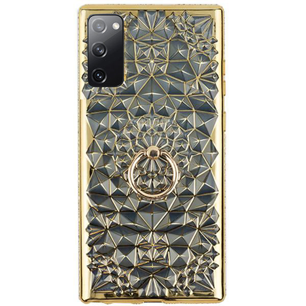 Abstract Ring Case Gold Samsung S20 FE