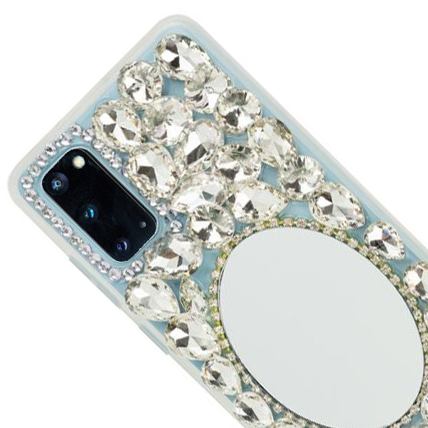 Handmade Mirror Silver Case Samsung S20