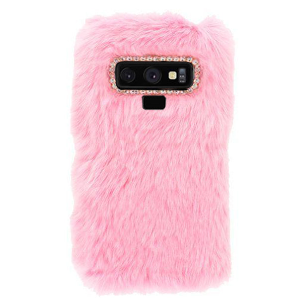 Fur Case Light Pink Samsung Note 9