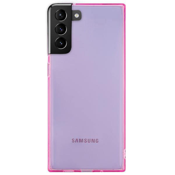 Square Box Pink Skin Samsung S21 Plus