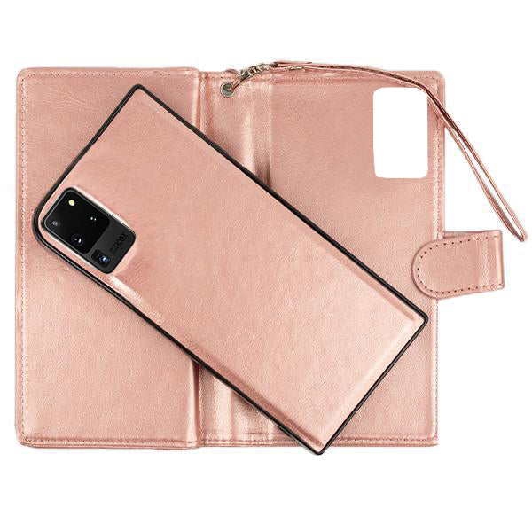 Detachable Wallet Rose Gold S20 Ultra