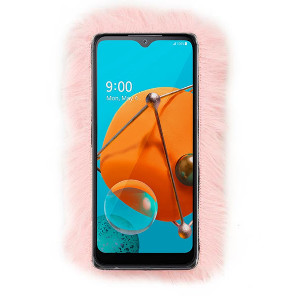 Fur Case Light Pink LG K51